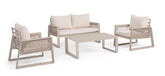 LOUNGE 4ER SET M-KIS. CAPTIVA PEYOTE